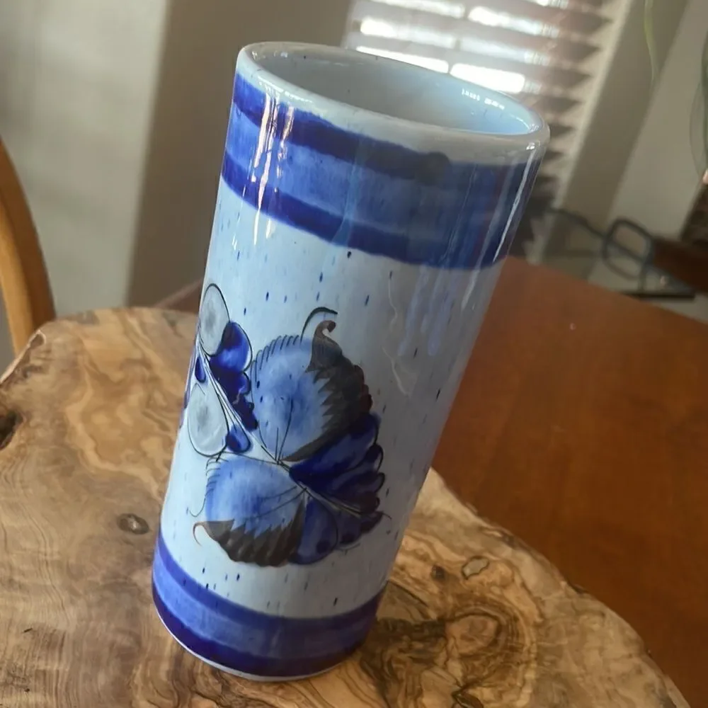 Vintage Signed Tonala Mexico Vase